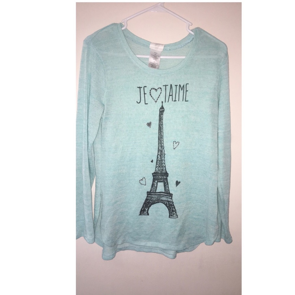 Blue Paris Long Sleeve Shirt